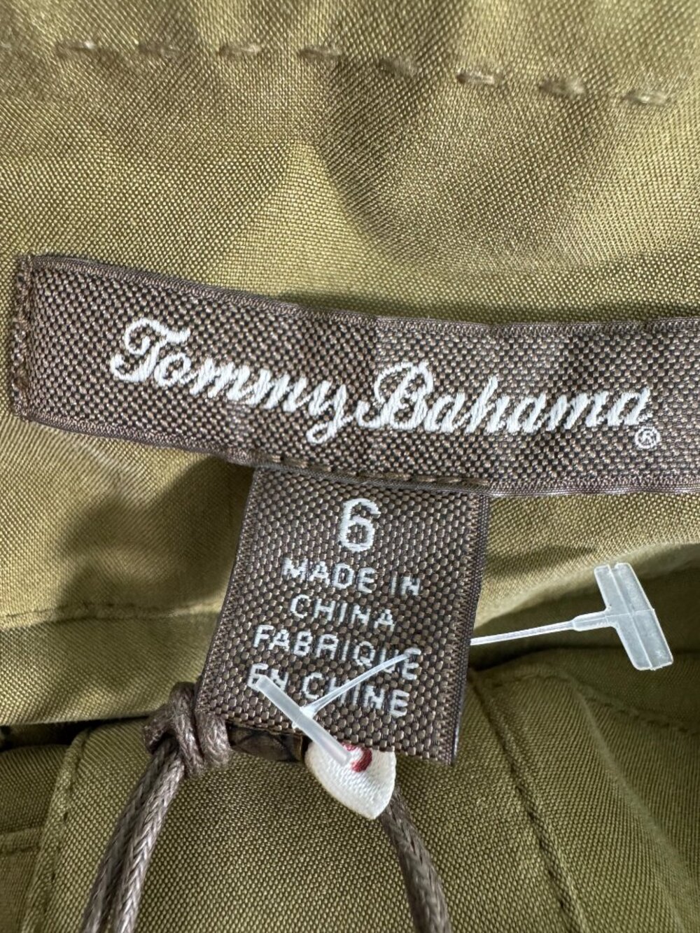 Tommy Bahama “Store Sample” Sansabar Midi Skirt 6 Forest Moss Button Front Belt - Picture 3 of 10